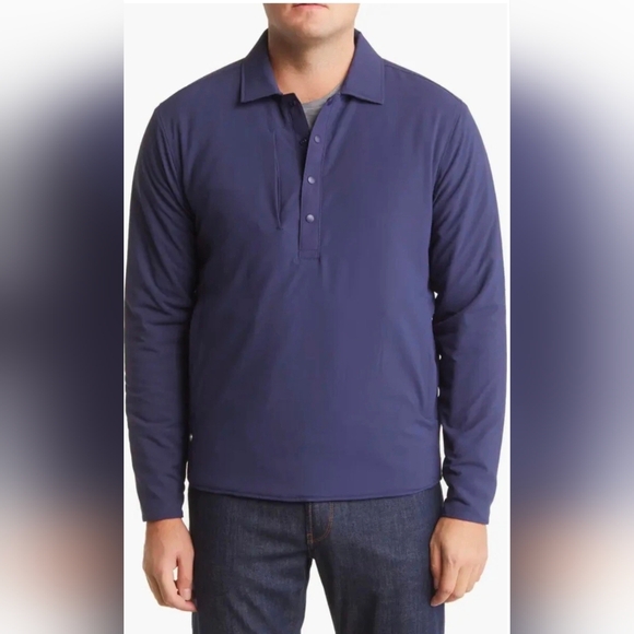 Peter Millar Shirt Men's XXL Half Snap Water Resistant Crafted Performance